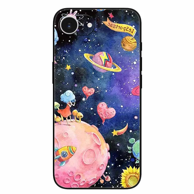 Sleek Black Silicone Phone Cover with TPU Bumpers – Soft Back Protection Case