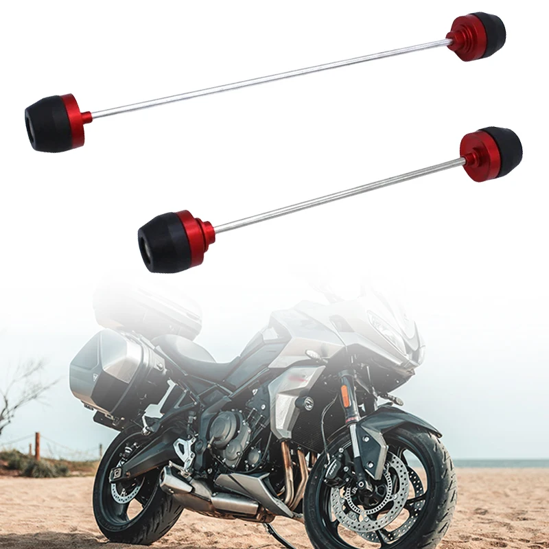 

Подходит для Trident660 Tiger660 Tiger Sport 660 аксессуары для мотоциклетной оси Передняя и задняя вилка противоударный скользящий блок защита колес