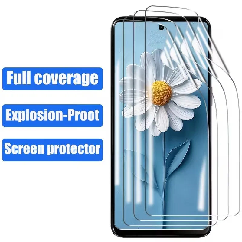 Hydrogel Screen Protector Set - Premium Protection Film 3/4 Pack