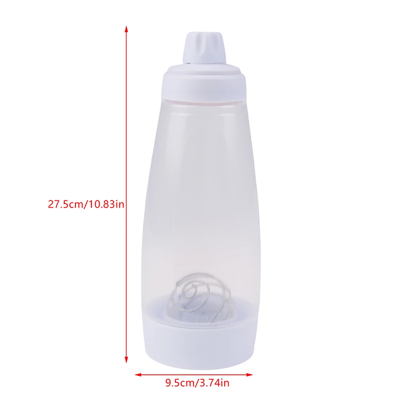 Hand Mixer Whisk Pancake Batter Bottle with Blender Ball for Restaurant Baking Pancakes Cupcakes Muffins Crepes