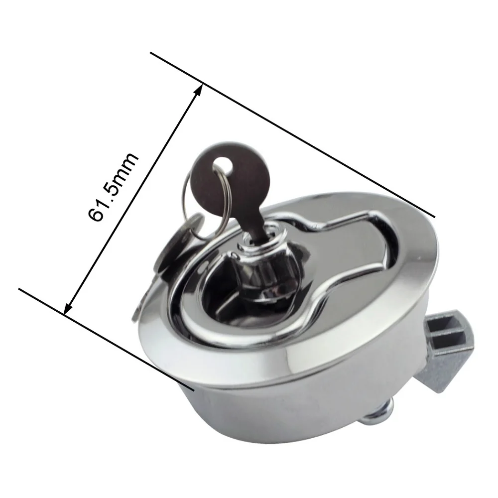 1 Piece 2 inch Round Flush Side Mount Hatch Ring Pull Latch Marine Boat Deck Lift Handle boat deck hatch ring