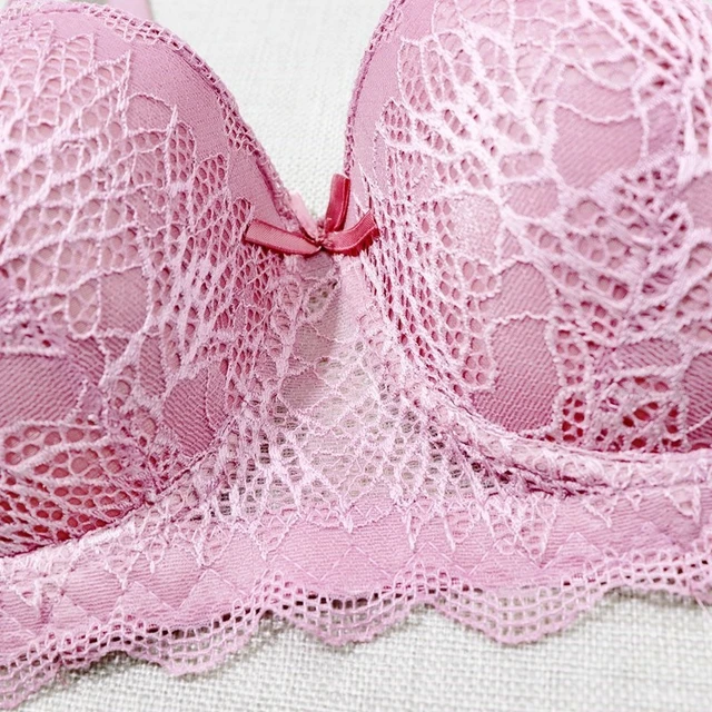 Women Sexy Demi Bra Big Size Balcony Bras Push Up Brassiere Floral