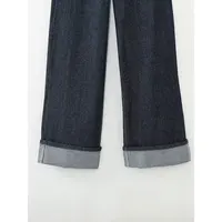 DUOPERI Women Fashion 2 Pieces Sets With Pocket Denim Blue Jackets & Front Zipper Trousers Feamle Chic Lady Pants Sets - Image 6
