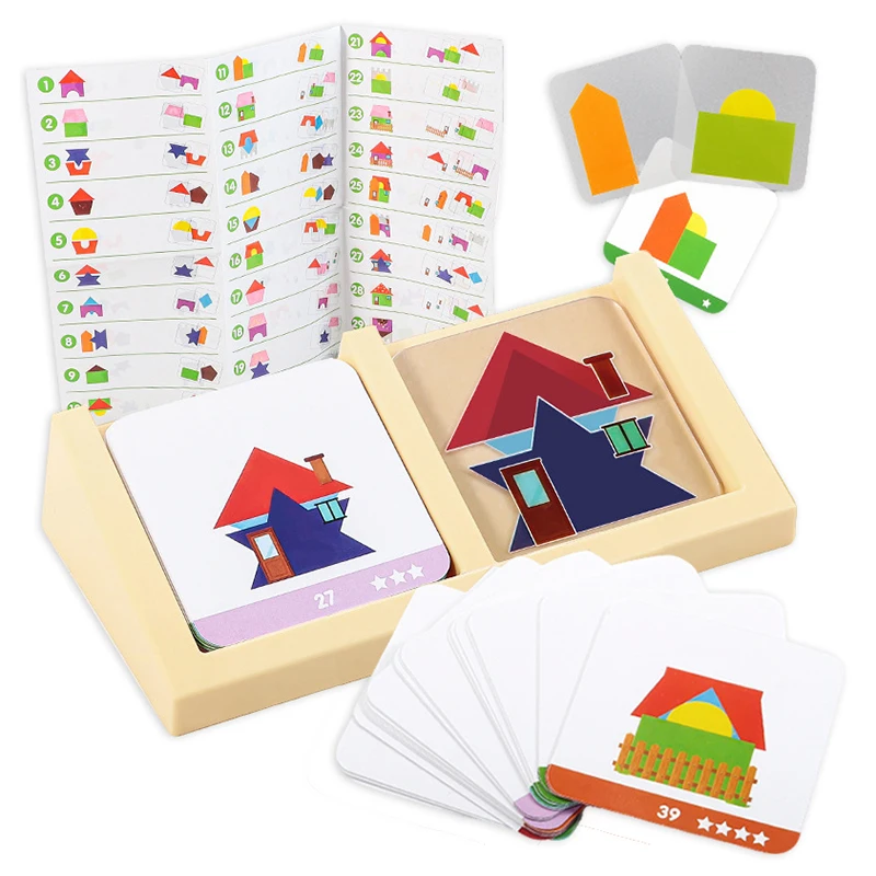 Plastic Geometric Shape Puzzle Game for Kids