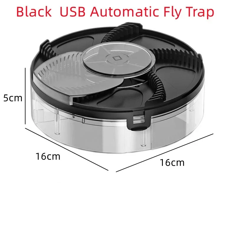 Fly Trap Automatic USB Electric Pest Catcher Indoor Outdoor Insect Killer Kitchen Home