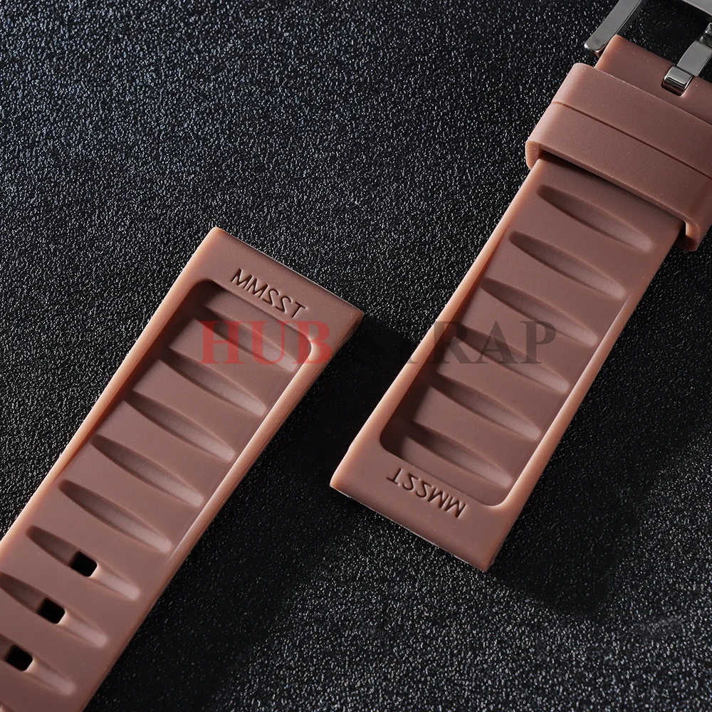 Premium Sport Rubber Watch Strap - Versatile Wristband in Black, Green, and Blue