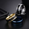 New Fashion Sensor Body Temperature Ring Man Women Multi Stainless Steel Fashion Display Real-Time Temperature Test Finger Ring 5