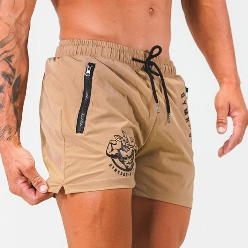 2023 New Sport Shorts Men Gym Workout Running Shorts Bodybuilding Joggers Summer Fitness Training Jogging Short Pants Male Beach 5