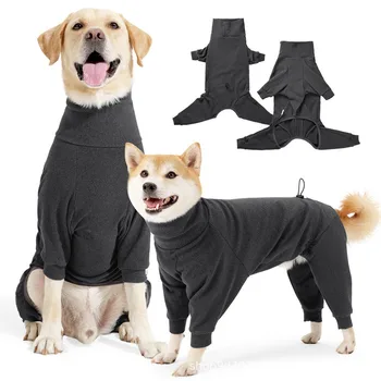 Warm Fleece Dog Jumpsuit 1