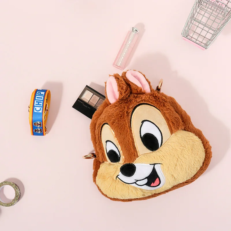 thumbnail image 1 of Muñeco de peluche original de Disney, Mickey Mouse, Donald Duck Chip, bolso de hombro, dibujos animados de anime, peluches de ocio, bolso de mano, regalos para niñas, 1 of 4