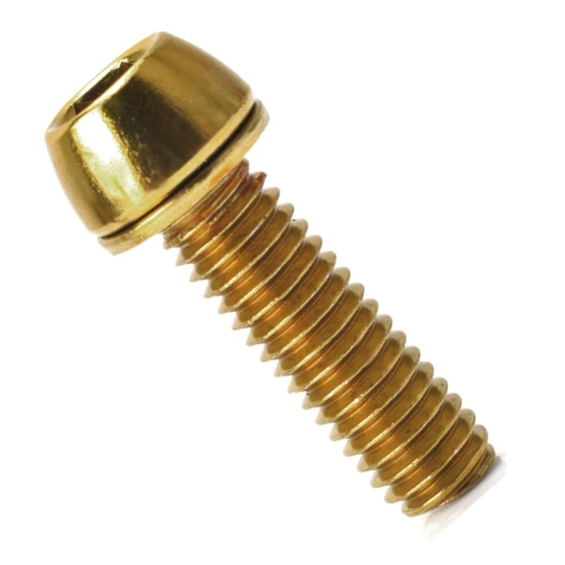 New 10Pcs M6x20mm Bicycles Stem Screw Tapered Head Bolts Screws with Washers
