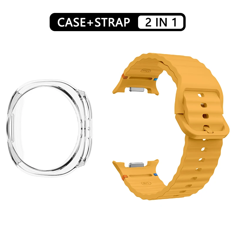 Enhanced Silicone Sport Band with Hollow Case - Premium Accessories Bracelet