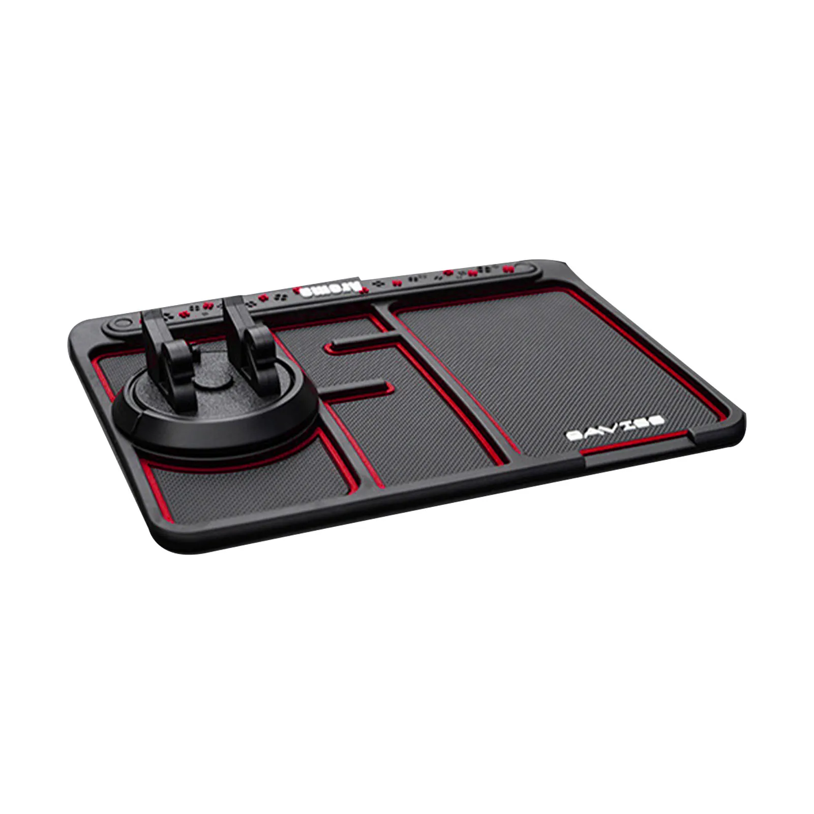 Multifunction Car Anti-Slip Dashboard Mat With Phone Holder & Parking Number - All-in-One Organizer