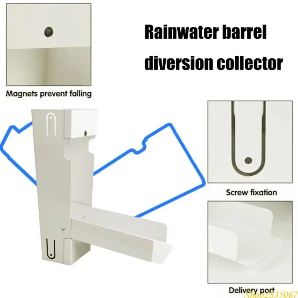Metal Rainwater Collection Diverter Catching Environmentally Friendly Rain Barrel Diverter Diverter Sustainable Solution