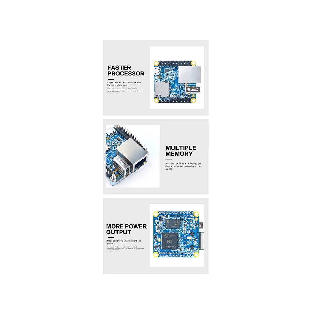 NanoPi NEO V1.4 256MB RAM Allwinger H3  ھ Openwrt/LEDE/Ubuntu/armban  , ũ USB ̺ 