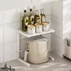 2PCS Kitchen Organizer Suitable for Micro-waveoven,Air Fryer and Electric Cooker etc,Spice Storage Rack Versatile Storage Shelf 5