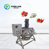 Autocuiseur industriel automatique à gaz/électrique, grande capacité, haute pression, marmite de cuisson à la vapeur, composant moteur central 2