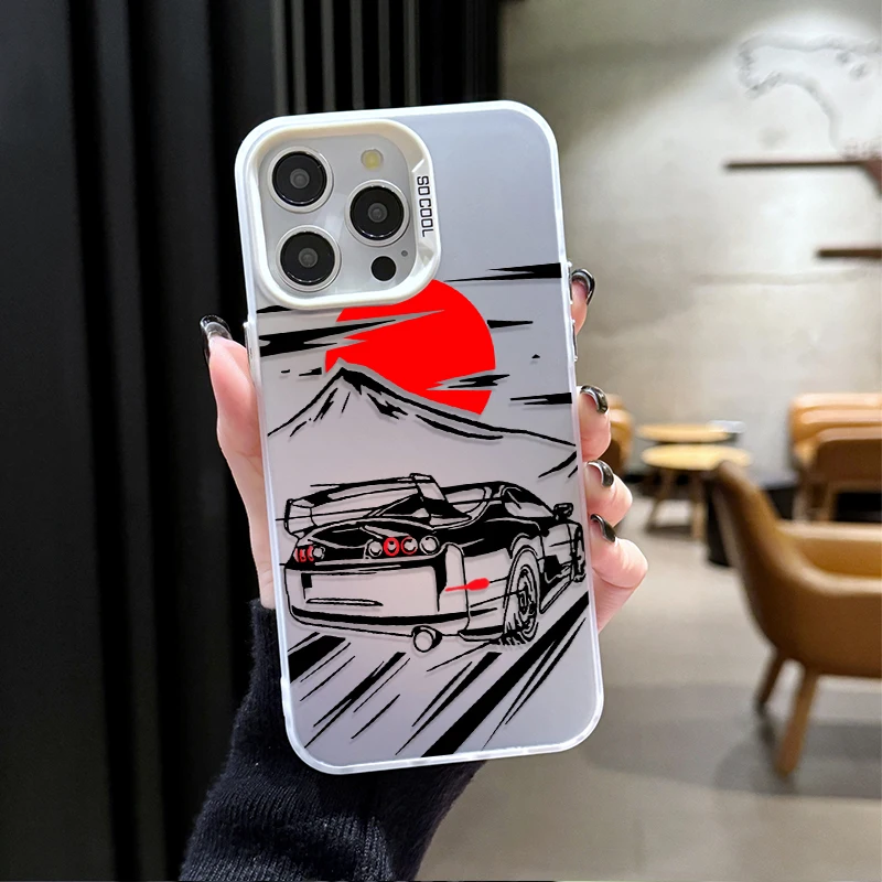 JDM Car Nissan Skyline R34 Design Turbo Phone Case Etui
