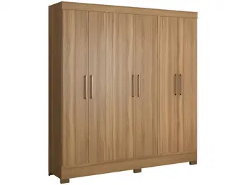 Guarda-roupa Casal 6 Portas 3 Gavetas