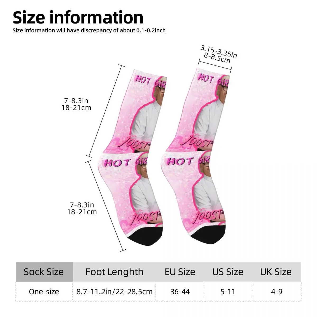 Heart Print Socks Girls Listen To Joost Klein Hearts Socks Leisure Stockings Autumn Anti-Slip Men Socks Warm Soft Graphic Climbing