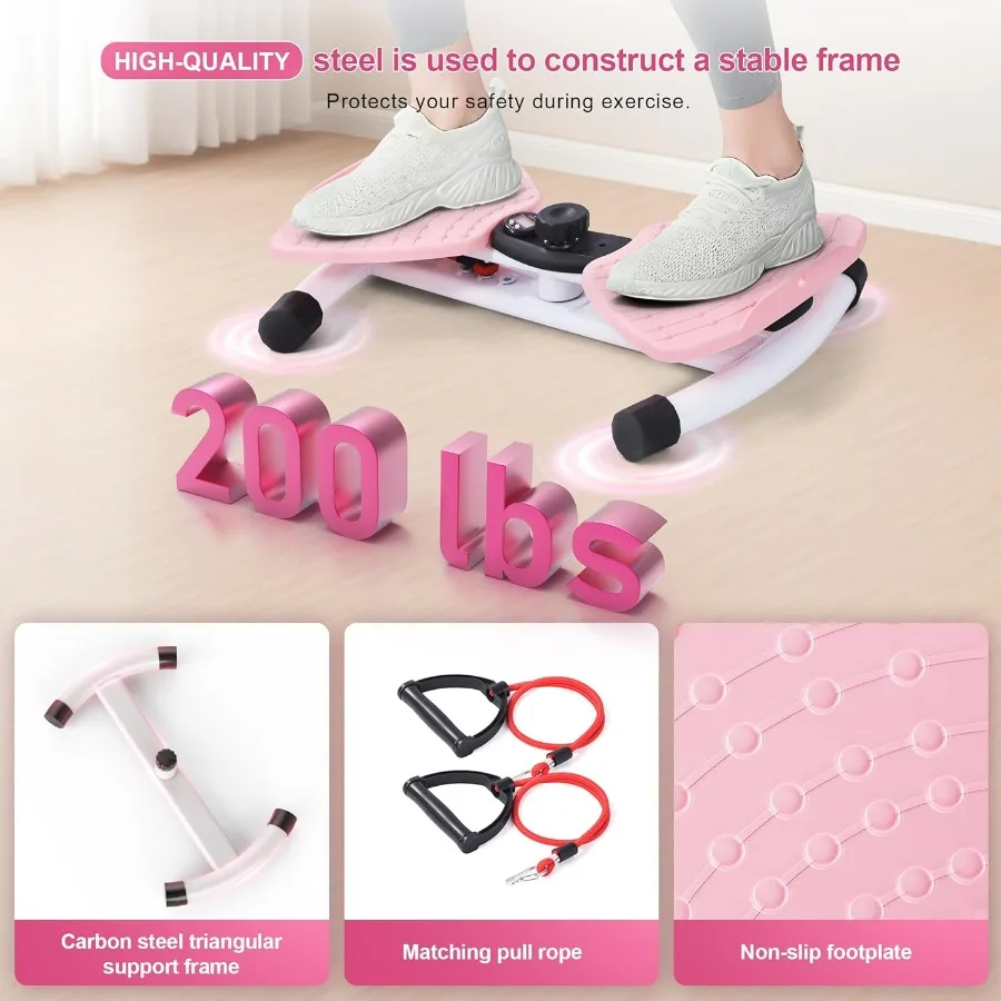 Waist Twister Machine Exercise With Digital Display To Track Time, Reps And Calories Burned, Waist twister machine With Balance