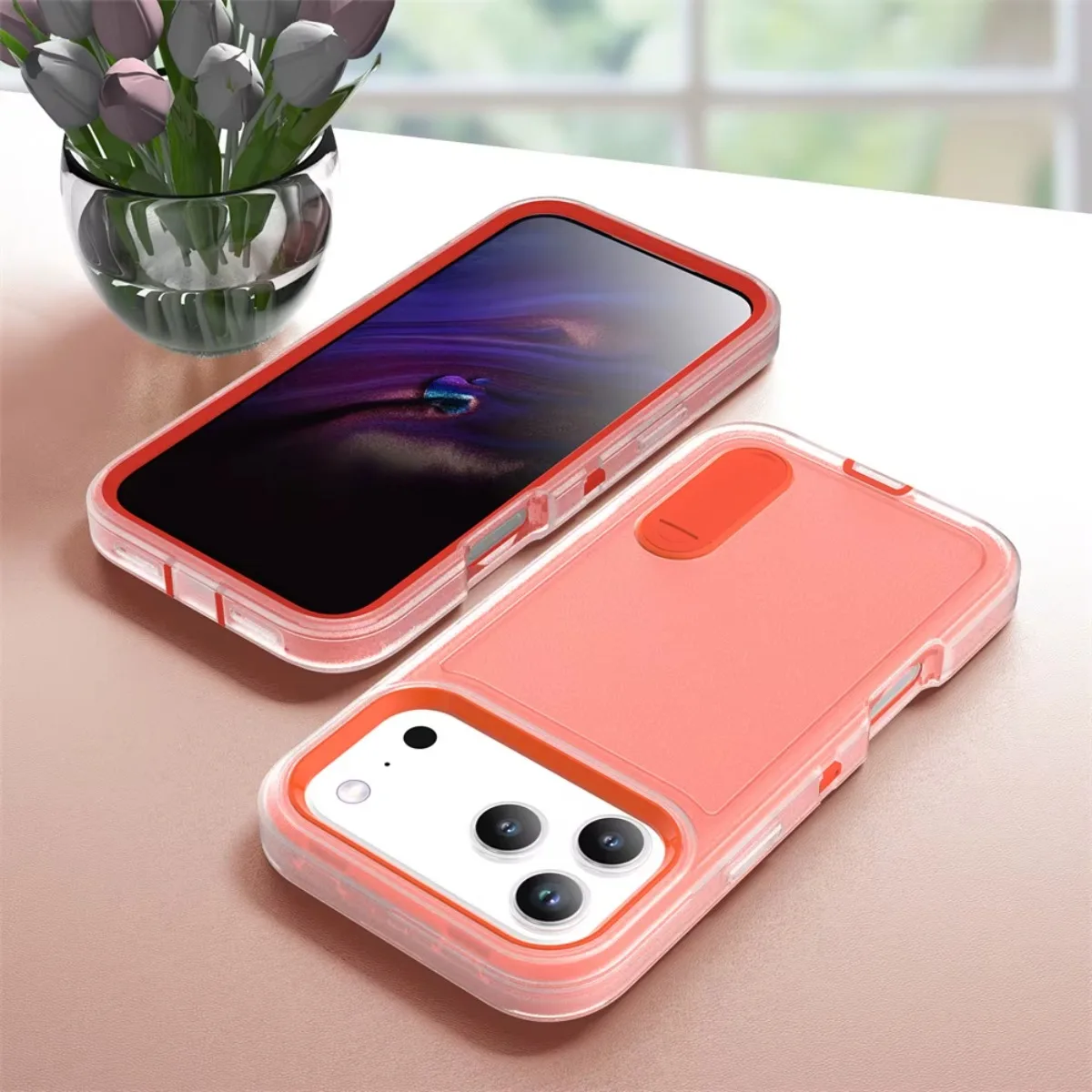 ShockProof Heavy Duty Stand Phone Case with Armor Protection and Kickstand Cover