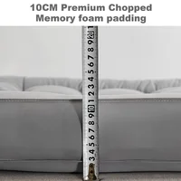 Утолщенный матрас, мягкая подушка из 3D-волокна, матрас для домашней спальни, нескользящий матрас с лентой, несколько размеров на выбор — изображение 3