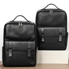 Men's Backpack Genuine Leather Large-capacity 15.6 Inch Laptop Bag Fashion Design Multiple Pockets Backpack Men School Bags 5