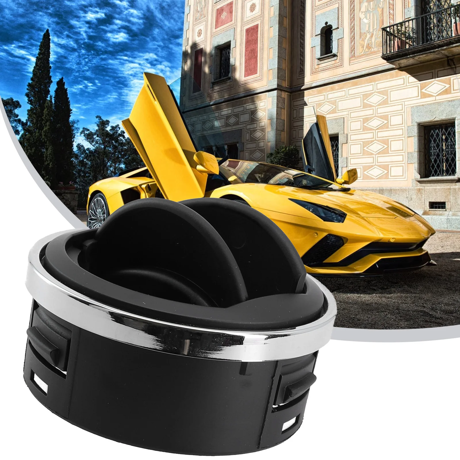 

1pc Car Dash Air Vent For Lamborghini Gallardo LP560 570 Murcielago 400820901 400820901B Black Plastic Engines Engine Parts