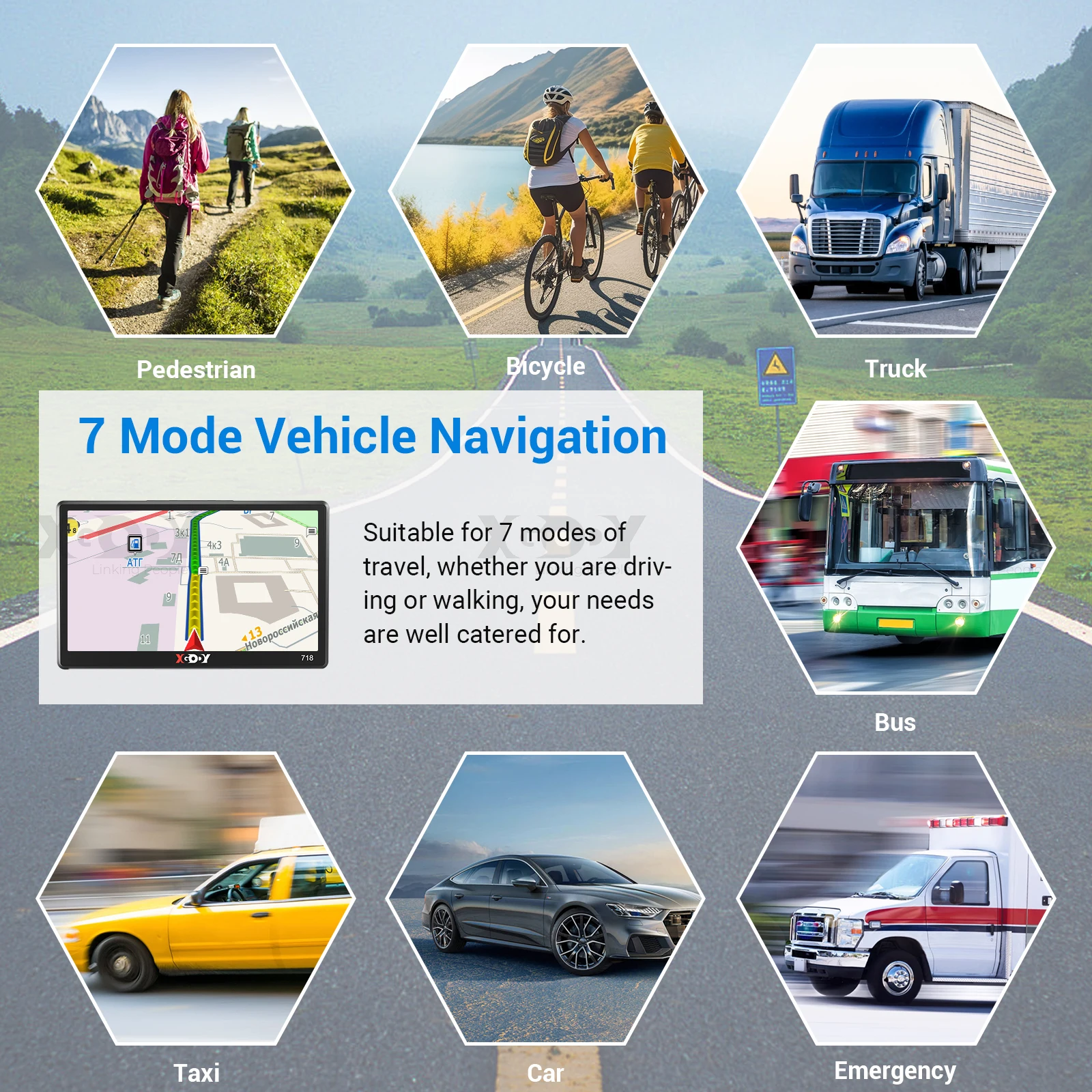 XGODY navigacija GPS za automobile i kamione 2