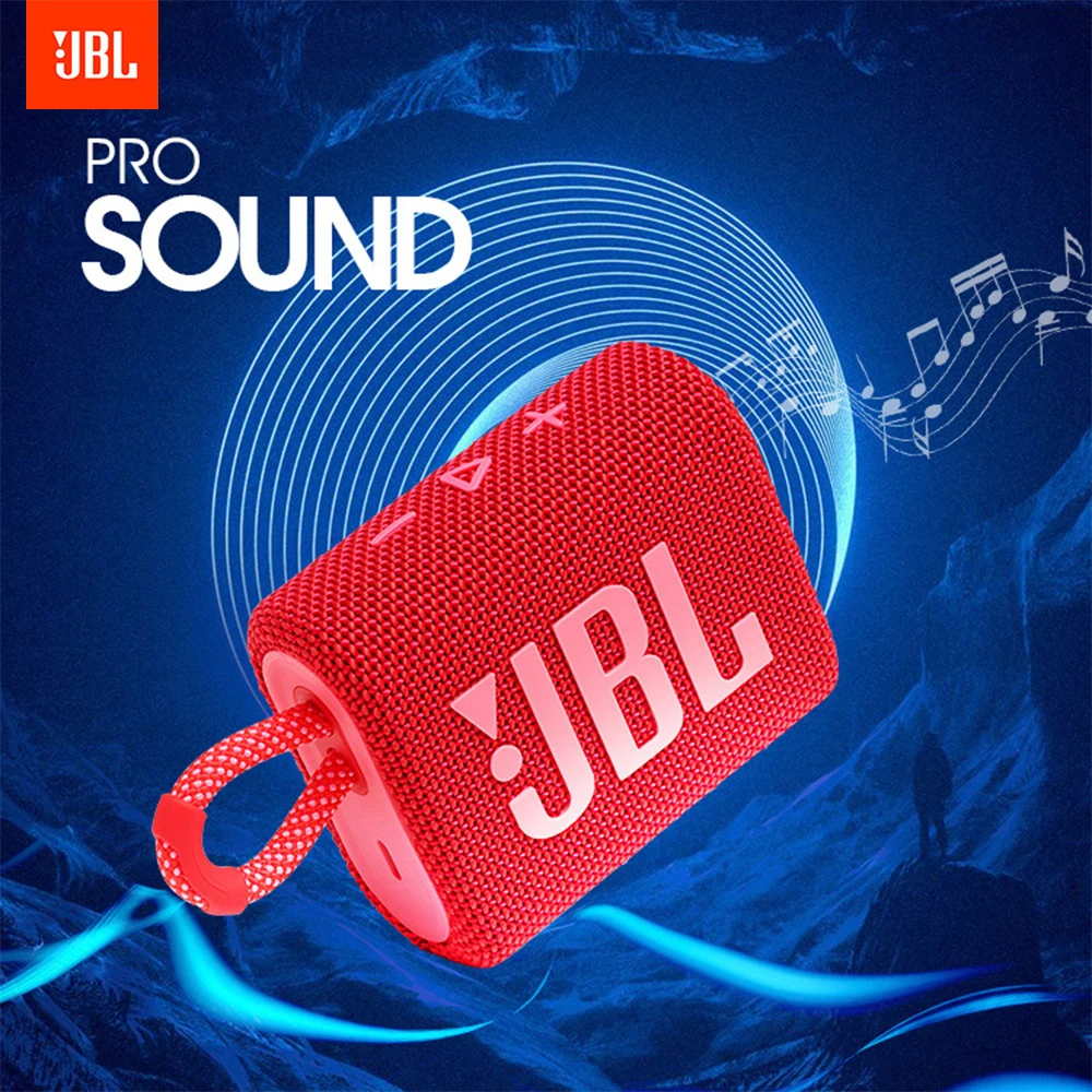 FOR JBL GO3 Bluetooth Speaker Portable Waterproof Mini Speaker For JBL GO3 Outdoor Speakers Sport Bass Sound 5 Hours Battery