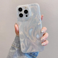 Custodia per telefono in silicone shockproof anti-scivolo con bumper morbido e gradiente di lusso