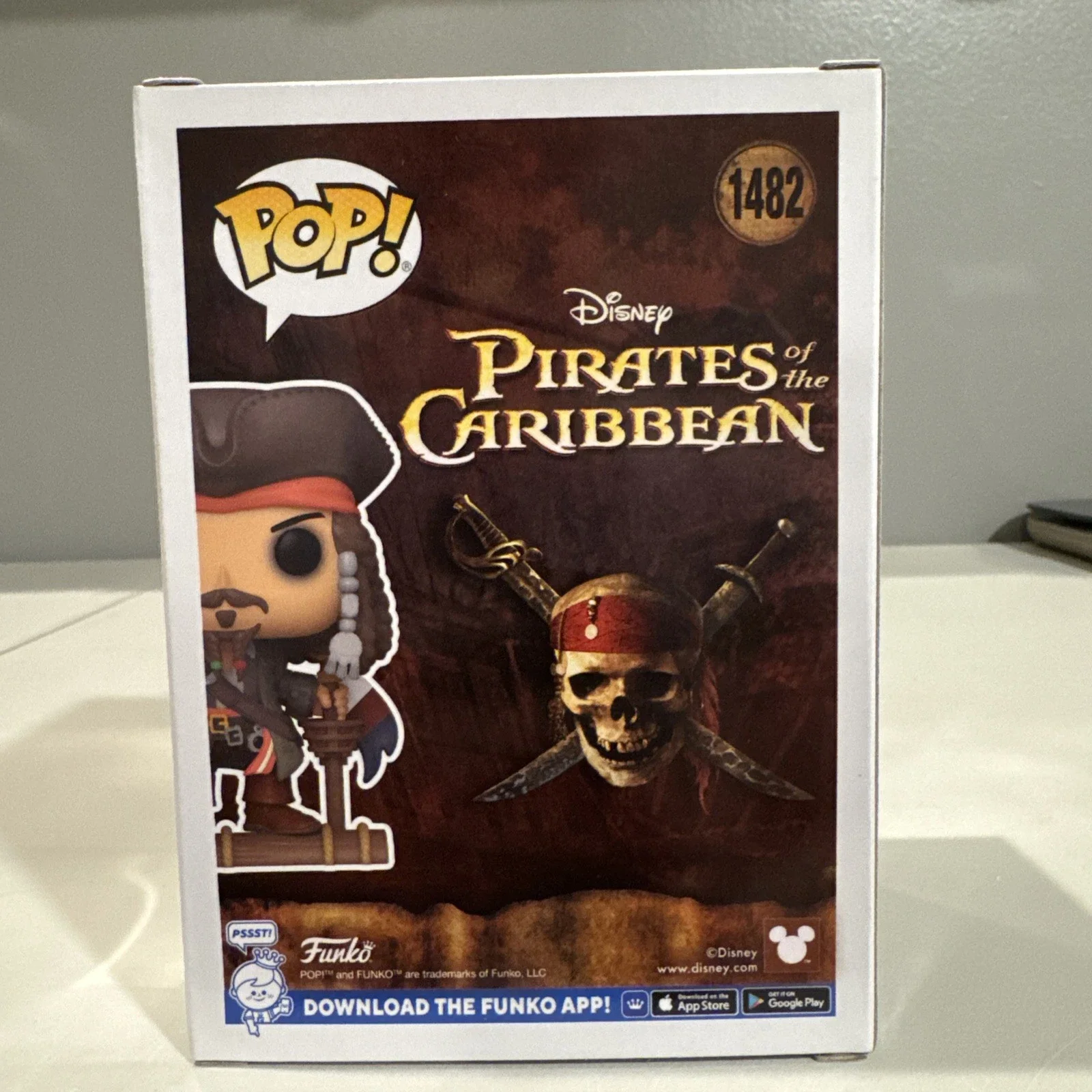 Jack Sparrow 1482 Figures Funko Pop Disney Pirates of the