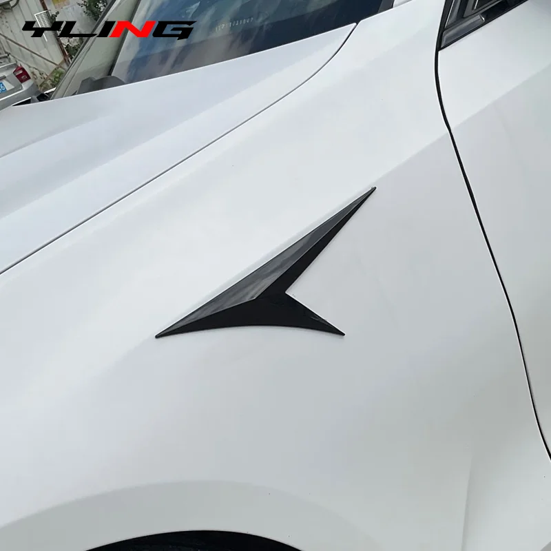 For VW Accessories Goft 4 5 6 7 Gti Car Side Body Fender Door Decor Cover Blade Flank Wing Emblem Badge Auto Tuning Styling car fender emblem badge