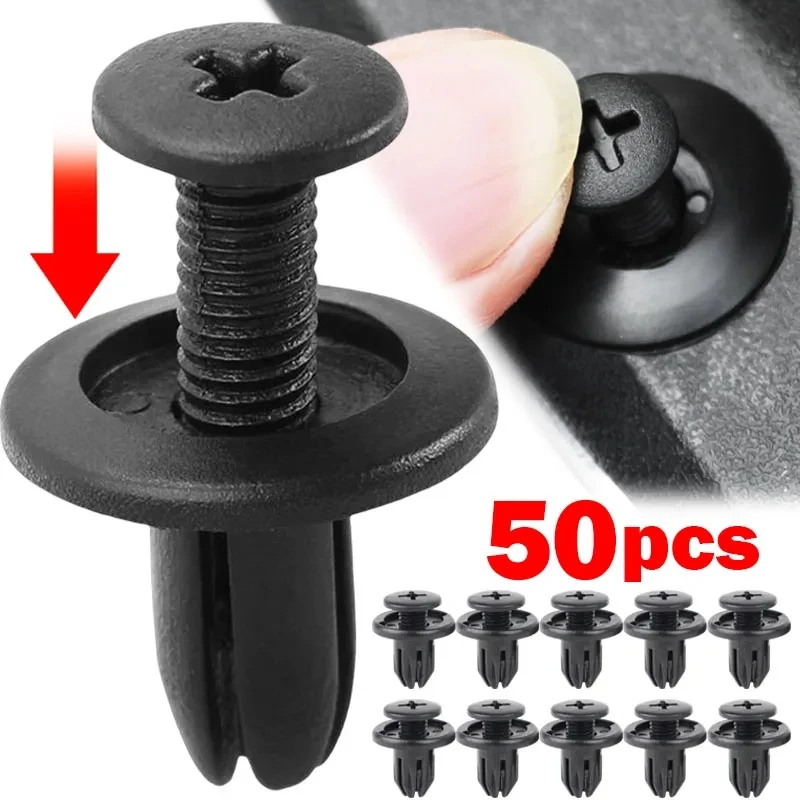 50pcs 8mm Plastic Rivets 1