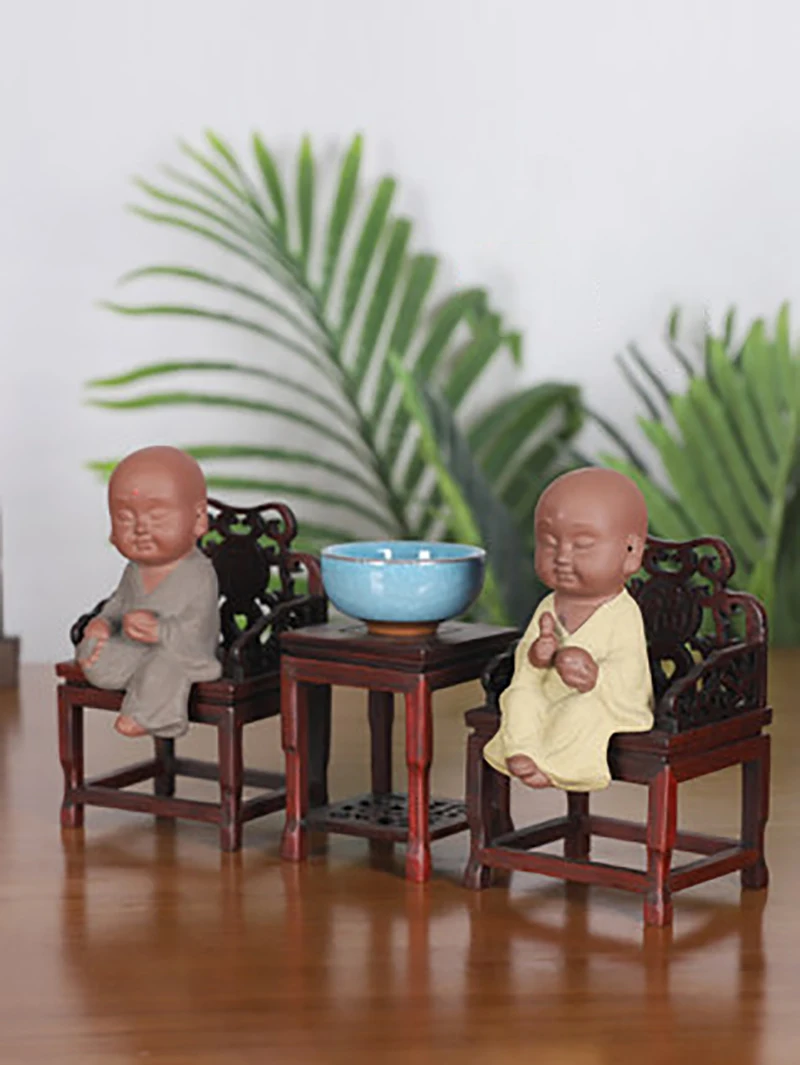 Mini Wooden Furniture Accessories, Table Chair Cabinet, Home Outdoor Decoration, Model Living Room Scene, Christmas Craft Disp