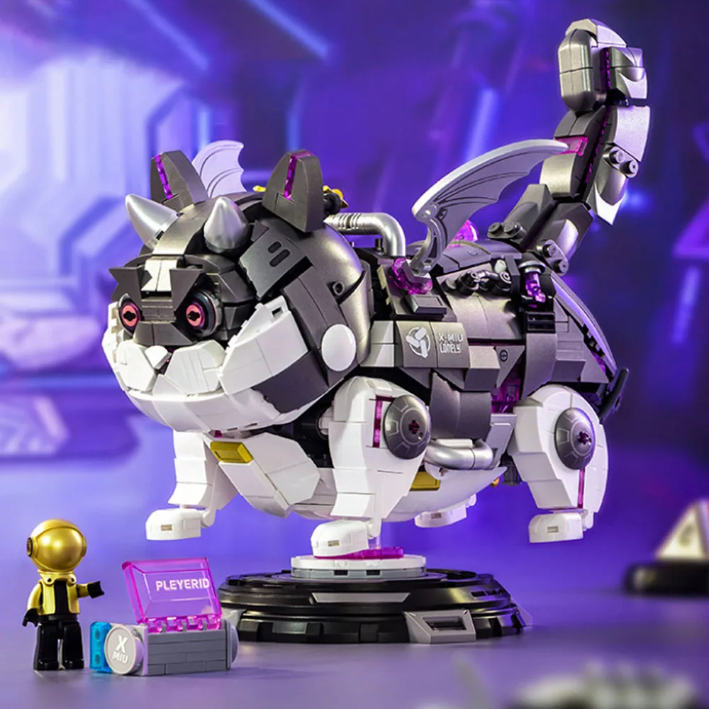 

Конструктор MOC Dragen-Li Cihuamao с изображением апельсиновых кошек