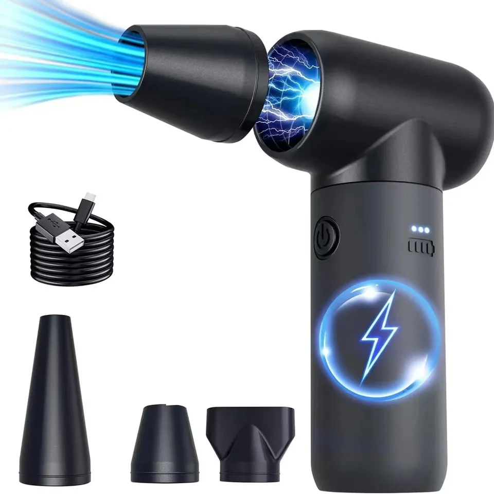 Wireless Hair Dryer Multifunctional Mini Dust Cleaning Air Blower Portable Hair Dryer High-Performance Electric Blower