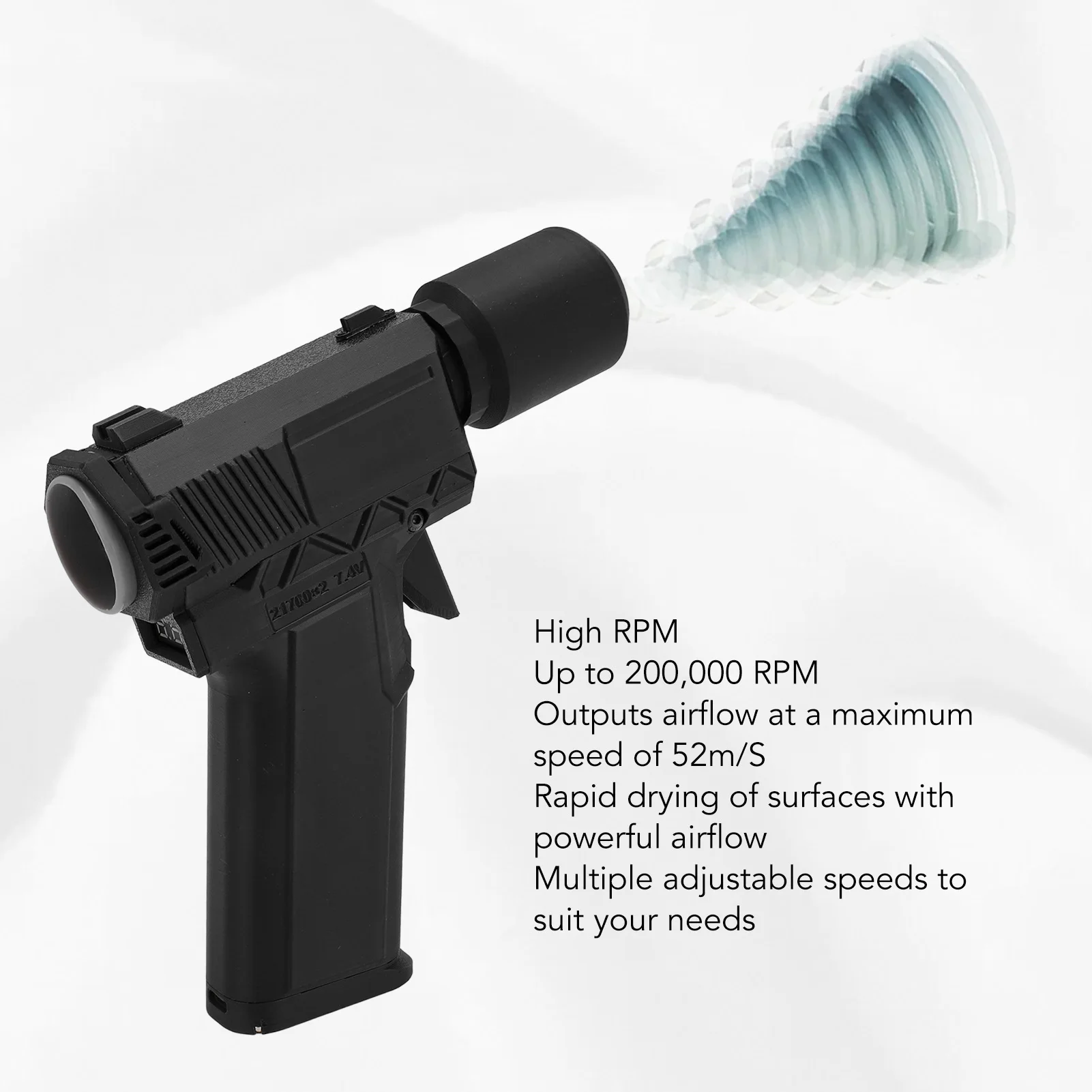 Electric Dust Blower Multifunctional Electric Air Duster Long Endurance 200000RPM for Lens Computer Outdoor electric air duster
