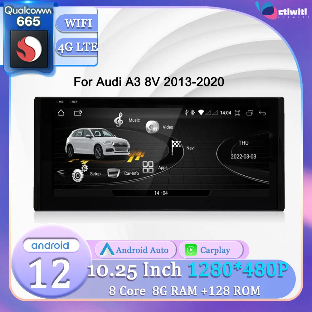 Wireless Apple Carplay Android Auto Module For Audi A3 8v 2014 Display 5.8   Original Screen Update Support Mirror-link Ios 14 - Tv Receiver For Car -  AliExpress