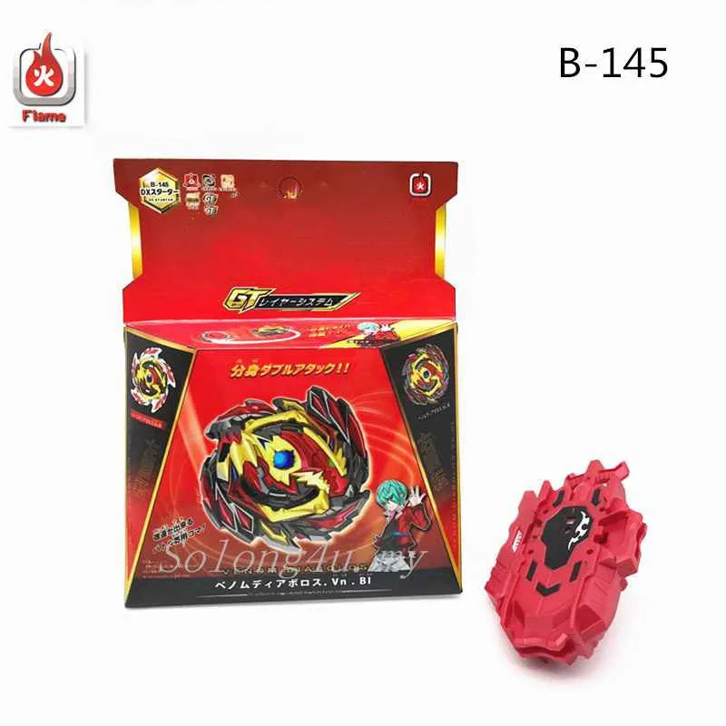 Spinning Tops GT B-145 DX STARTER BENOME DIABOLOS.Vn.Bl with LR launcher