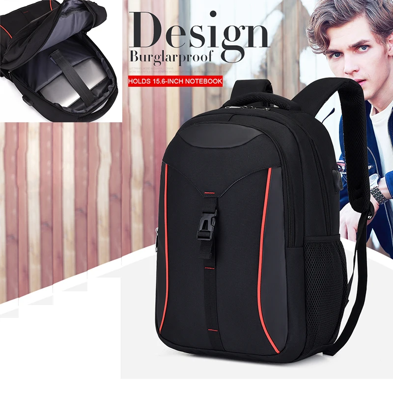 Retro Floral Print Men's Backpack Large-capacity 15.5 Inch Laptop Bag  Fashion Design Multiple Pockets Backpack Men School Bags - AliExpress