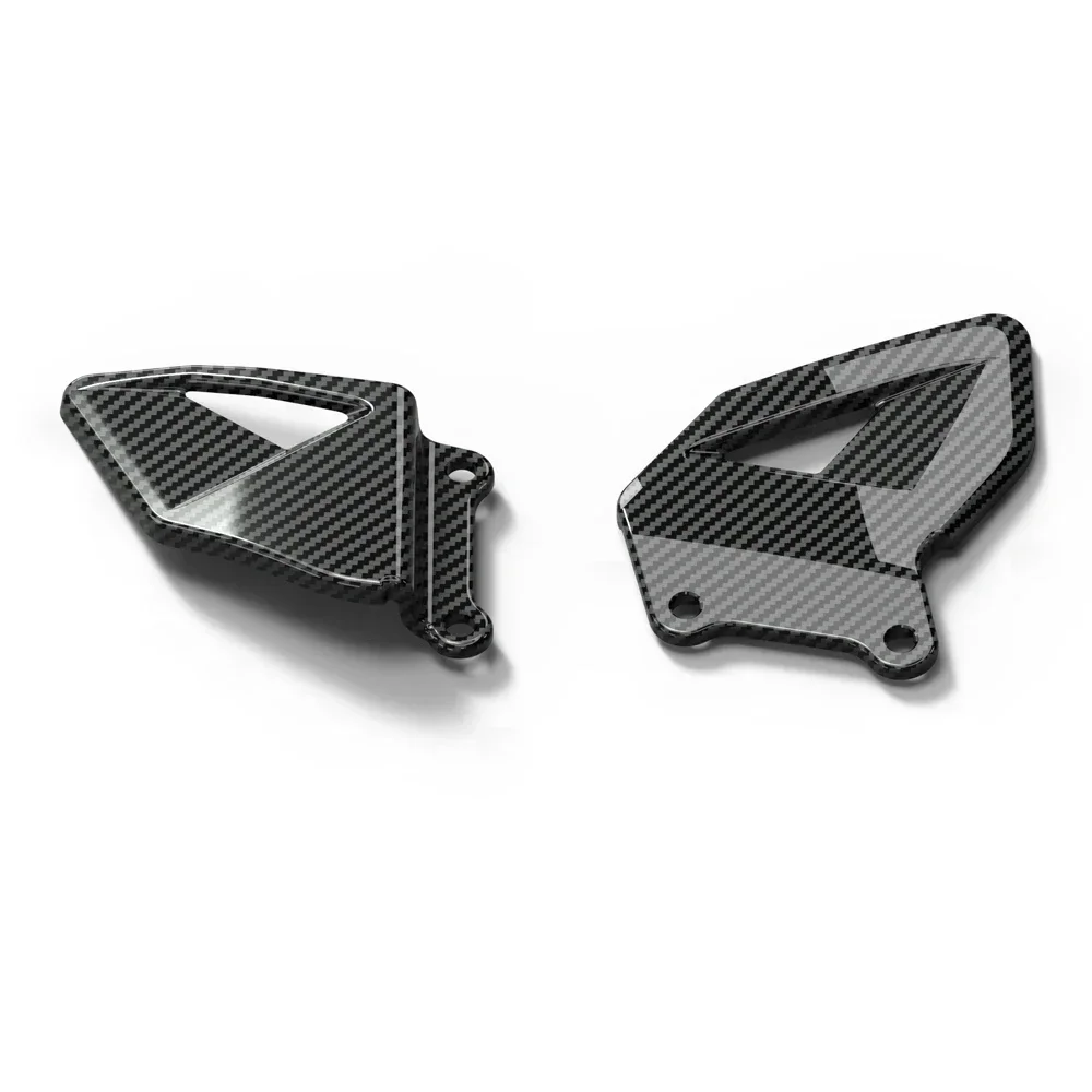 Motorcycle Foot Pedals For Honda CBR600RR CBR600 RR 2003- Motorcycle Foot Pedal Heel Guard Plates Decoration Carbon-look
