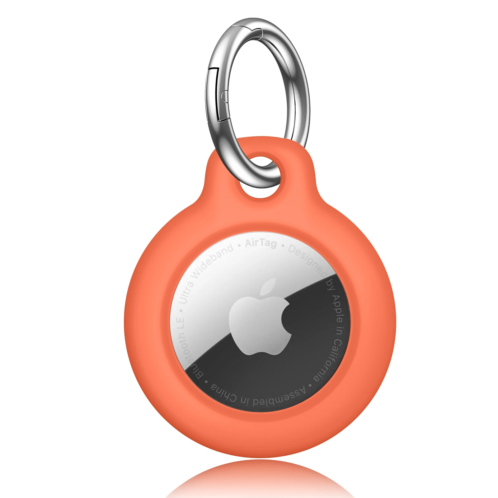 AirTag Holder with Keychain - Protective Hard Shell Anti-Drop Case