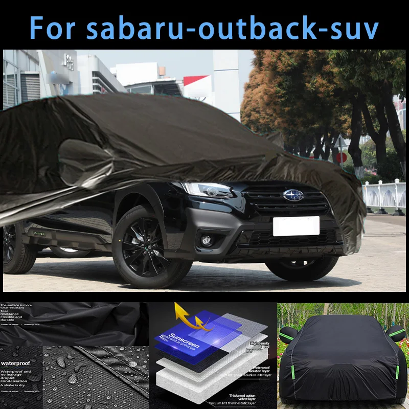 

For sabaru-outback-suv Outdoor Protection Full Car Covers Snow Cover Sunshade Waterproof Dustproof Exterior Car accessories