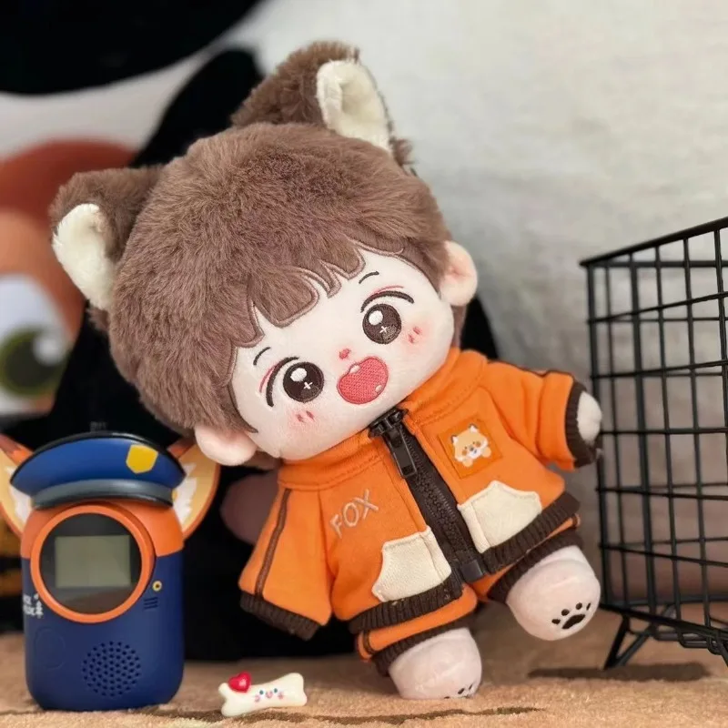 Dress-up Doll Cotton Doll Cute Clothes 20cm Doll DIY Dress Set Cute No Attributable Dolls' Little Fox And Little Wolf Clothes 2