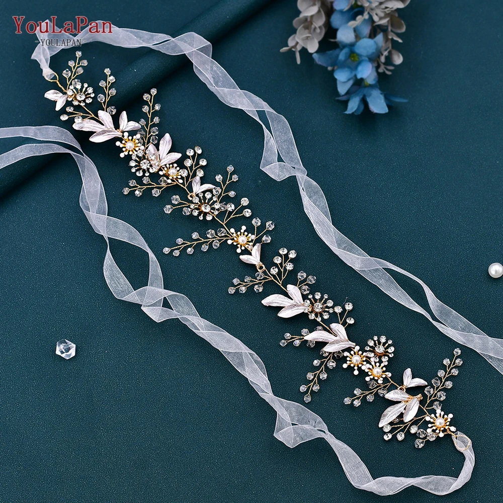 TOPQUEEN Wedding Dress Belt for Bride Waist Decorative