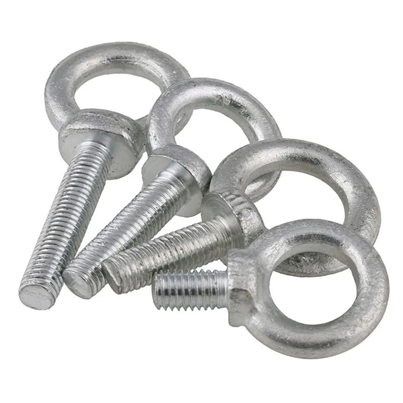 

1 Pc Galvanized Lifting Ring Screw Nut Full Length Extension O-Ring Bolt Circular Lifting Screw M6 M8 M10 M12 M18 M20
