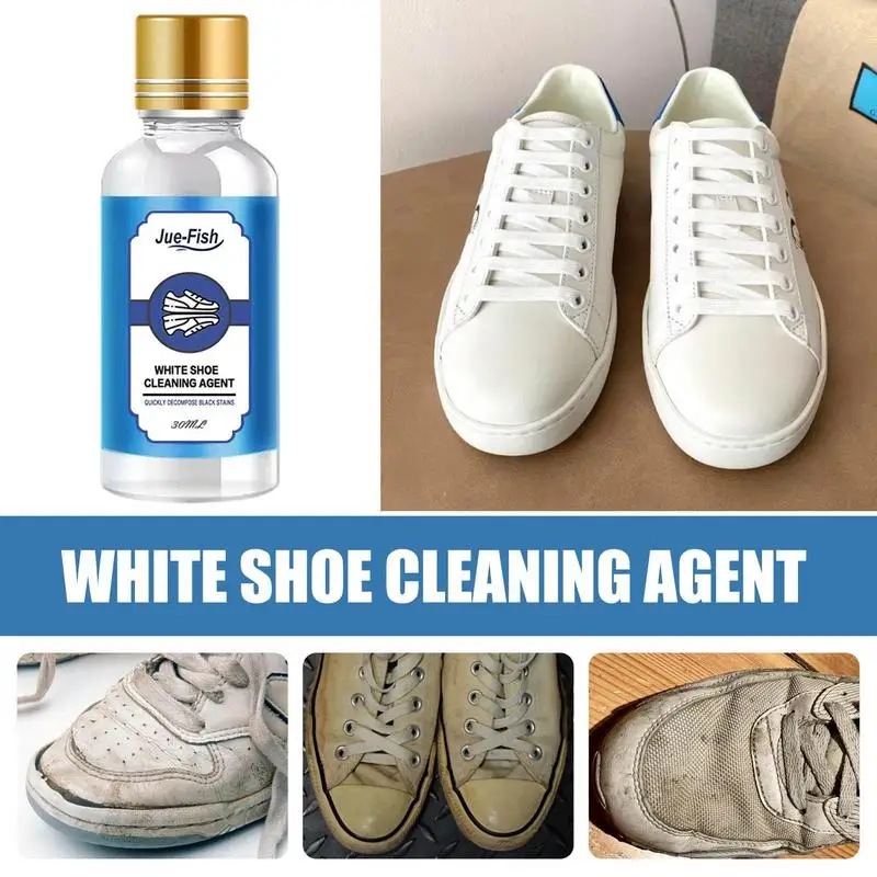 White Sneaker Cleaner Remove Yellow Edge Stains Tennis Shoe Cleaner Kit for  Leather Canvas Nubuck Sneakers Cleaning Product - AliExpress