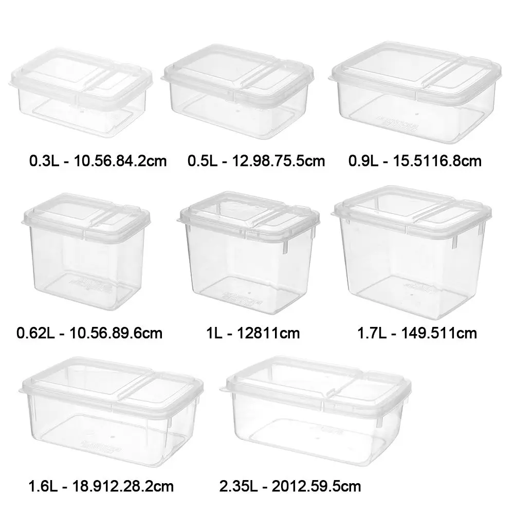 Picnic Snack Meal Storage Container Flip cover Bento Box Food Prep Lunch Box Dinnerware Camping Tableware for Kids School 6